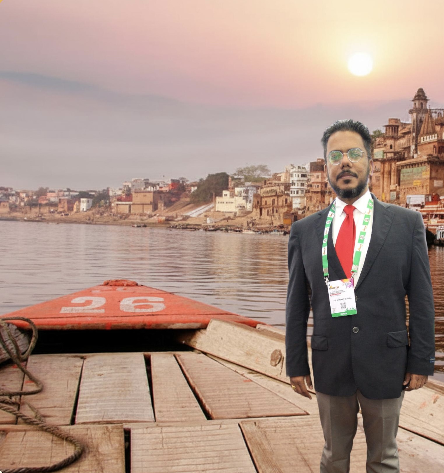 Dr Nishant Mishra in Varanasi